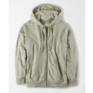 American eagle green zip up